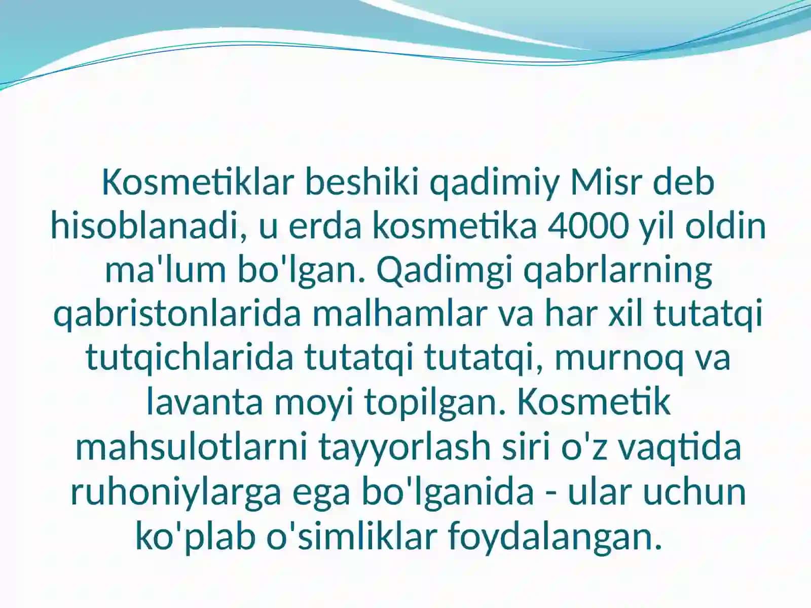 Zamonaviy tibbiyotda kosmetologiyaning tutgan o’rni 3