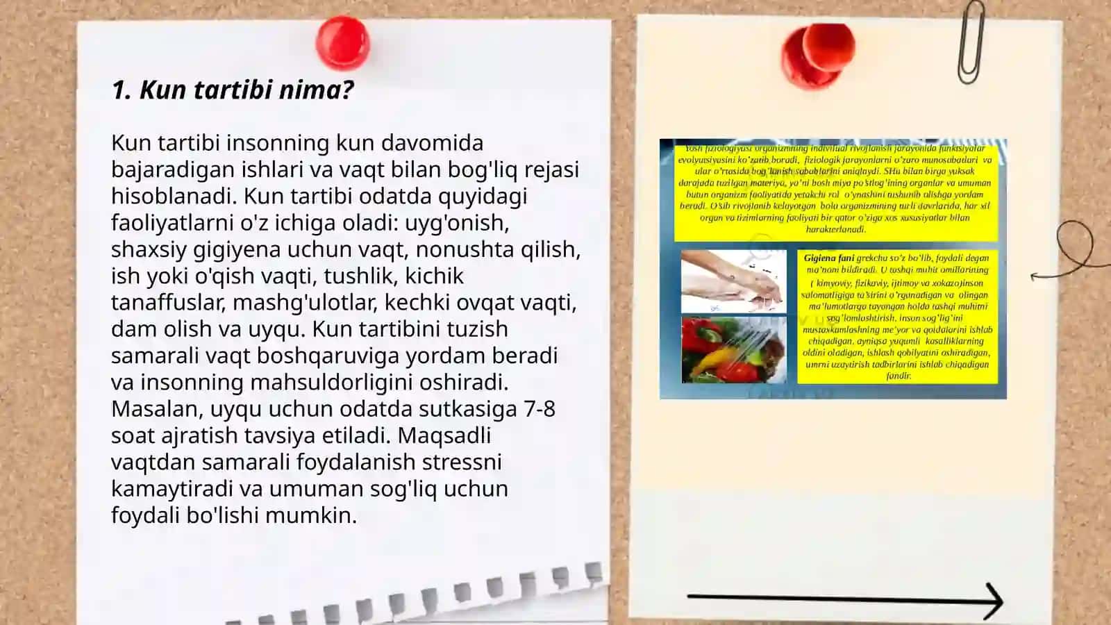 Kun tartibi va uning taʼlim tarbiya jarayonidagi ahamiyati 3
