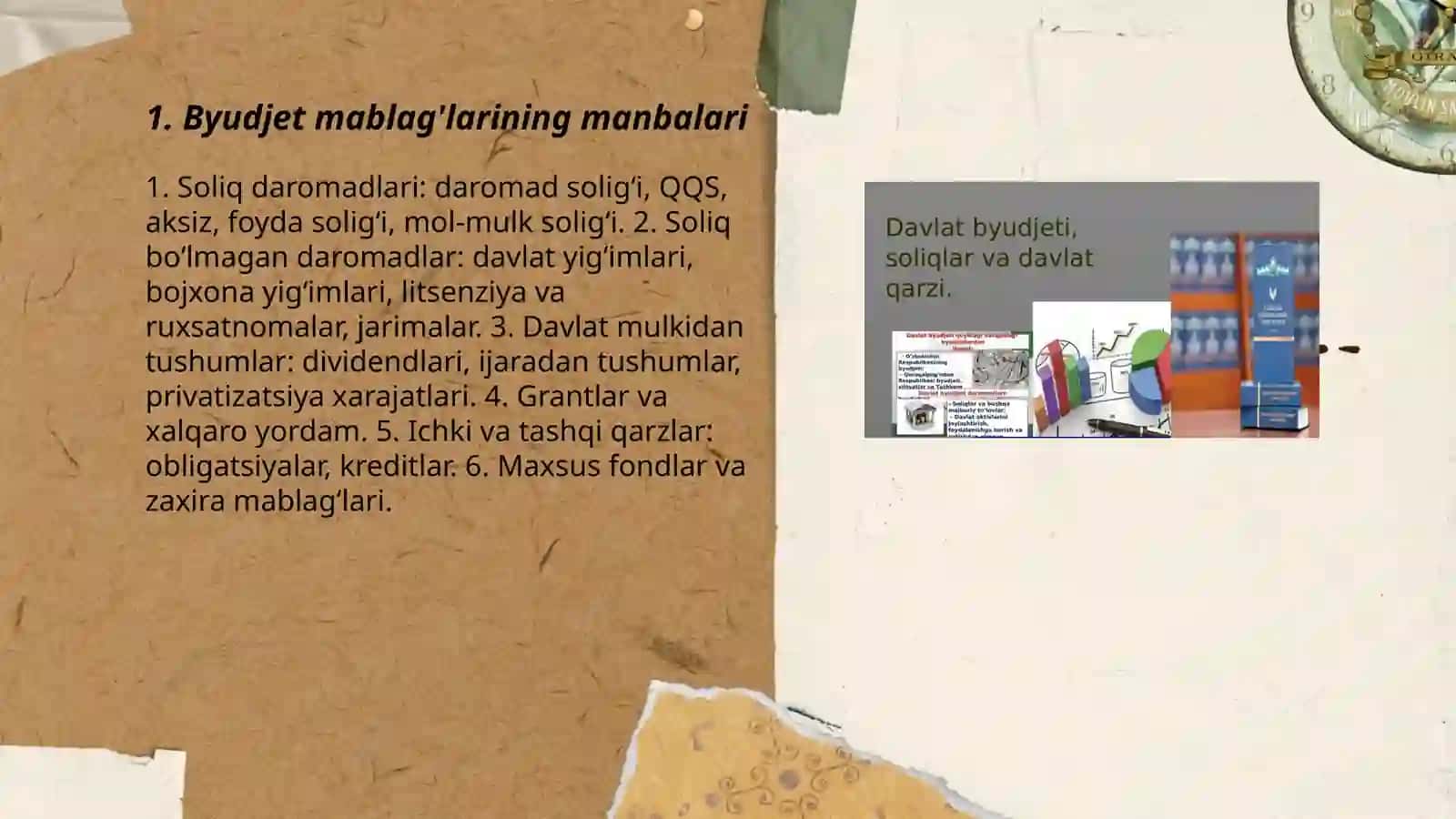 Byudjet mablag'lari - Davlat byudjetida jamlangan moliyaviy resurslar 3