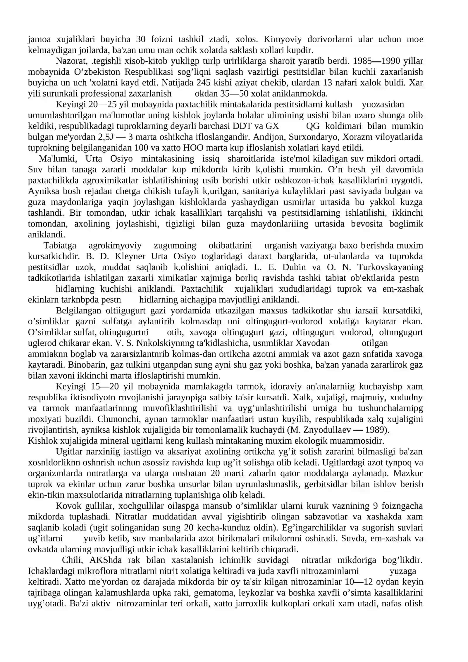 Sanoat korxonalari chiqindi suvlarining xaraktеristikasi va ularni zararsizlantirish usullari 3