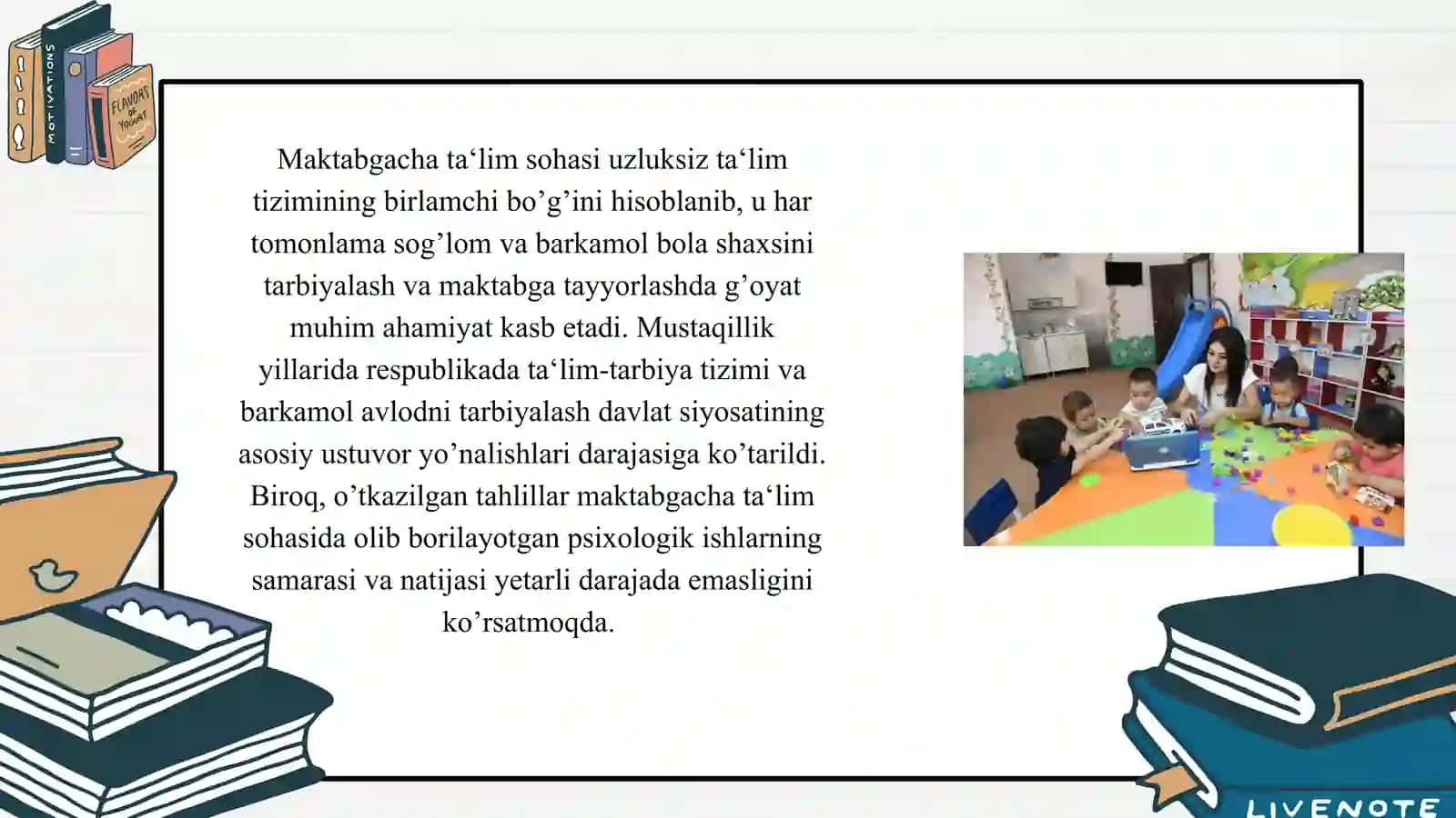 Ixtisoslashtirilgan maktabgacha ta'lim tashkiloti psixologi faoliyati 3