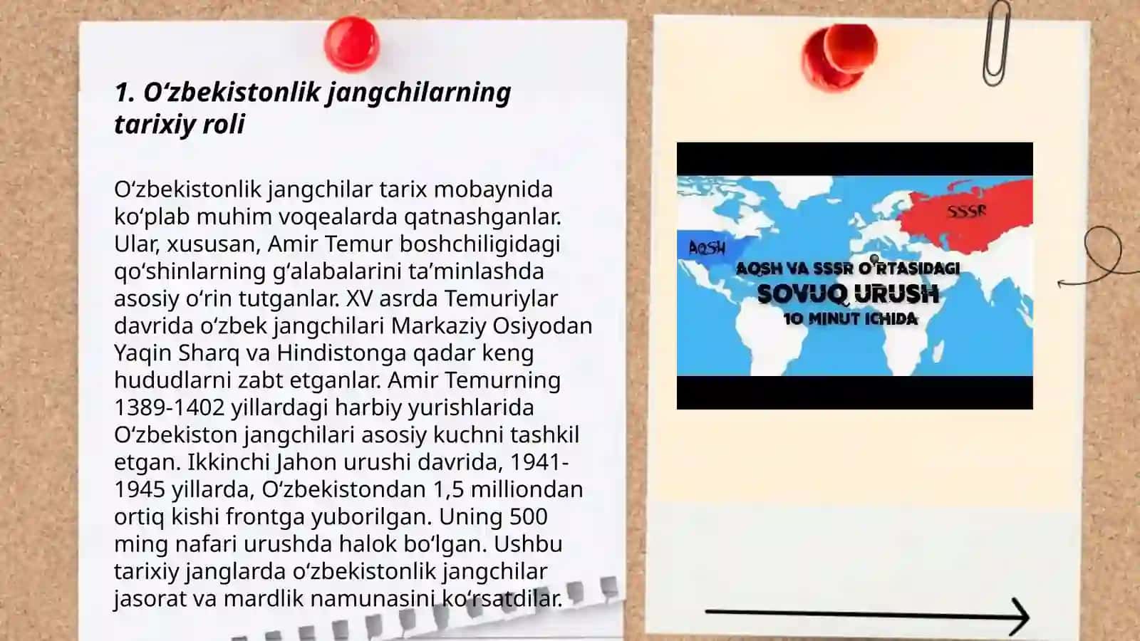 Oʻzbekistonlik jangchilarning frontorti faoliyati 3