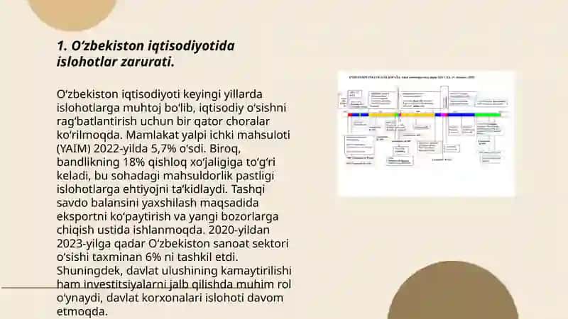 Oʻzbekiston respublikasida maʼmuriy-buyruqbozlik tizimidan bozor munosabatiga oʻtish davri konsepsiyasi 3