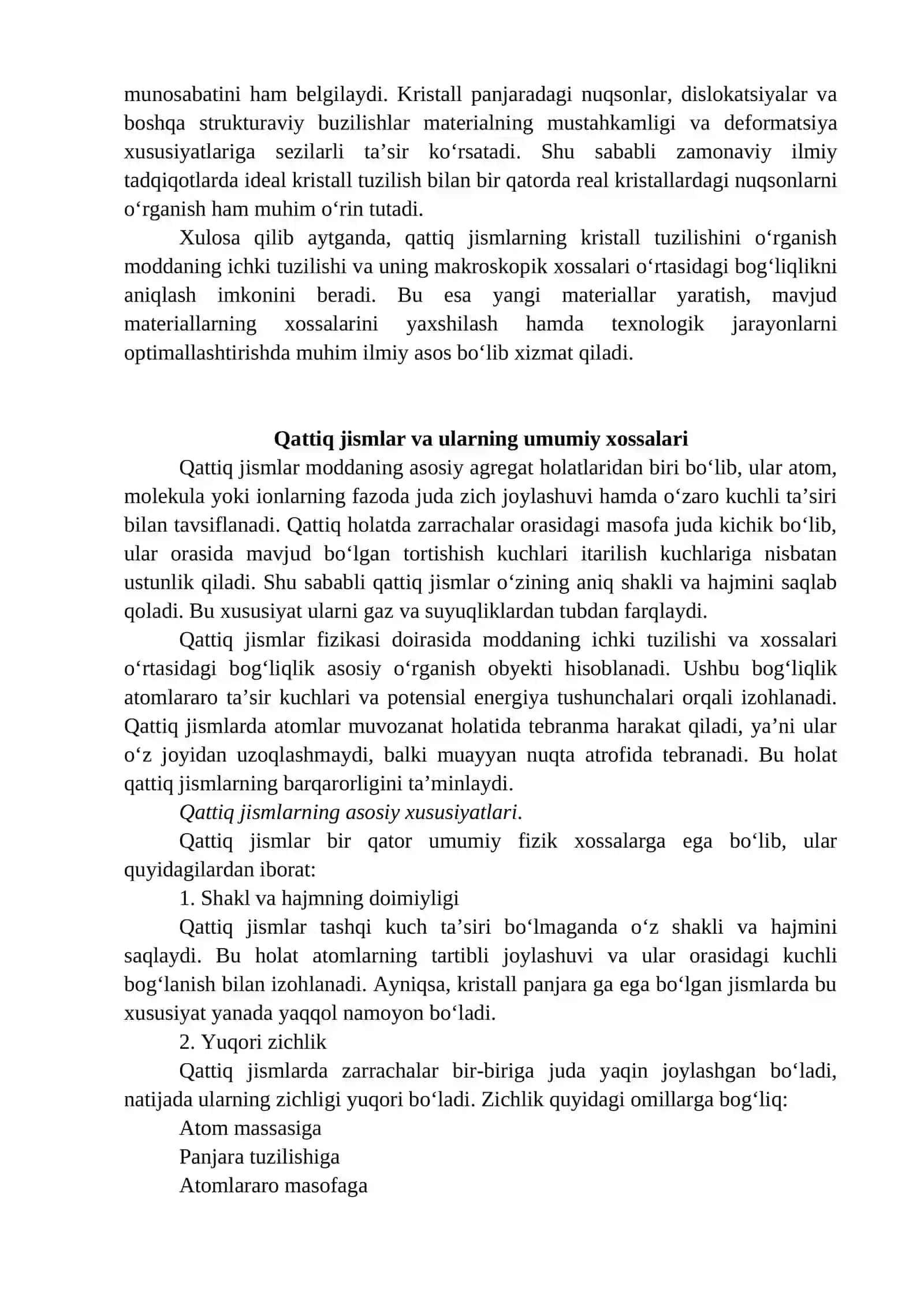QATTIQ JISMLARNING KRISTALL TUZILISHI 3