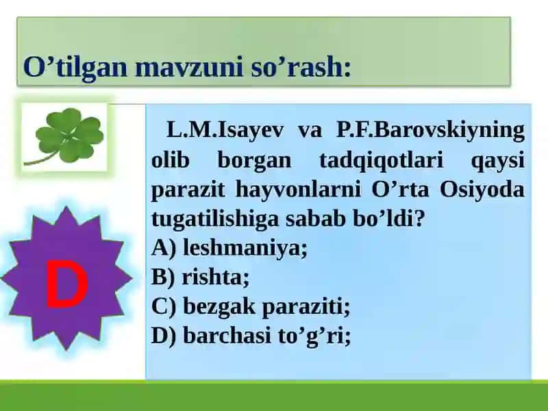 Hayvon organizmining tuzilishi va klassifikatsiyasi 3