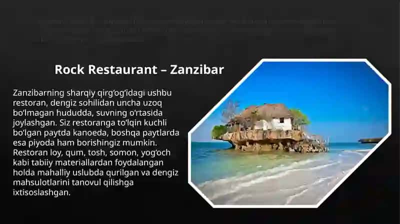 Dunyodagi eng ajabtovur va ekzotik 10ta restoran 3