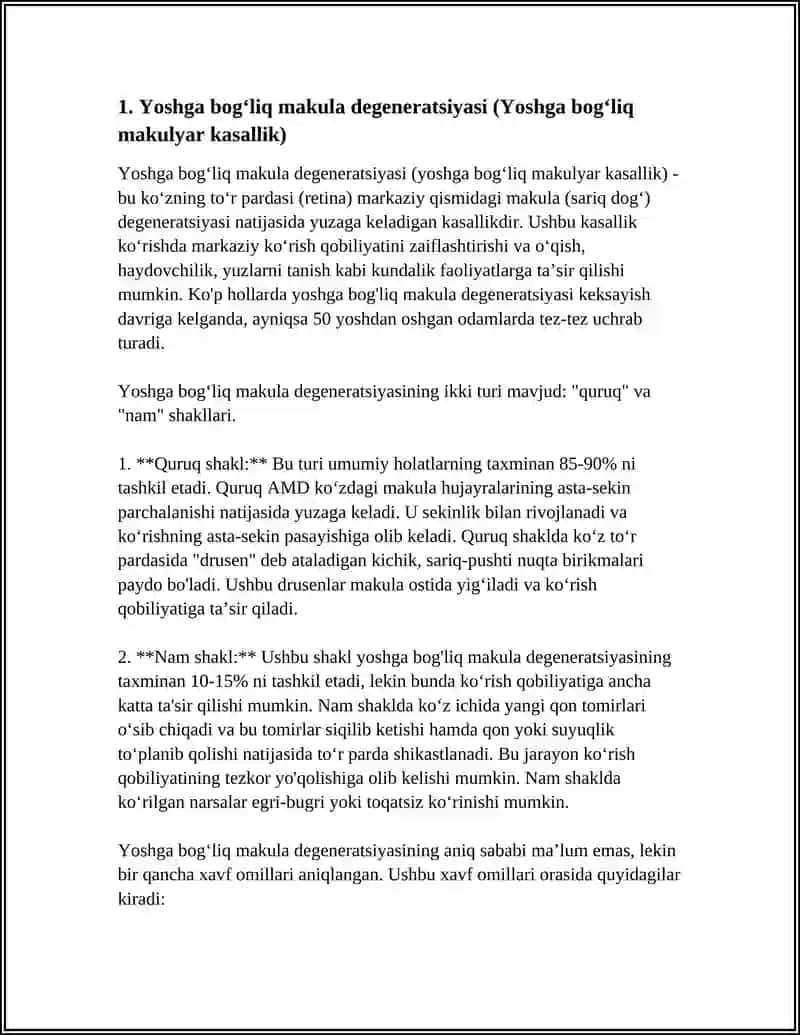 KOʻZ TOʻR PARDASI DEGENRATIV KASALLIKLARI 3
