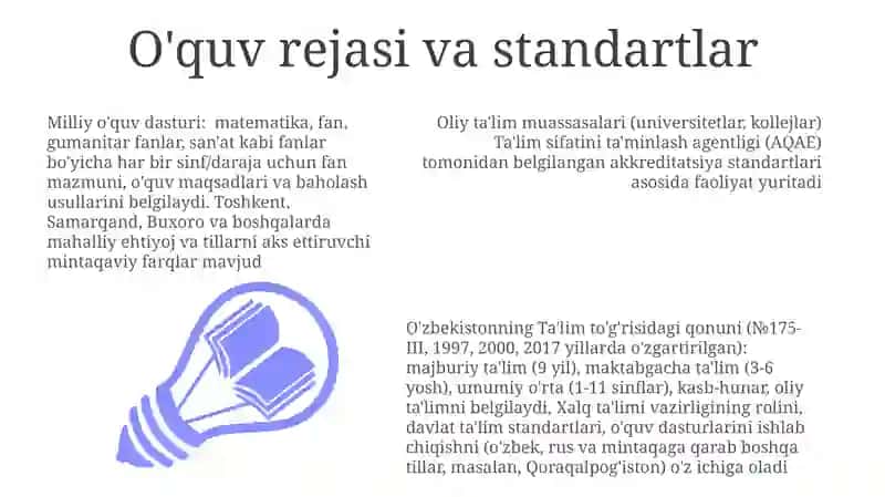 O‘zbekiston Respublikasining “Ta’lim to‘g‘risida”gi Qonuni haqida 3
