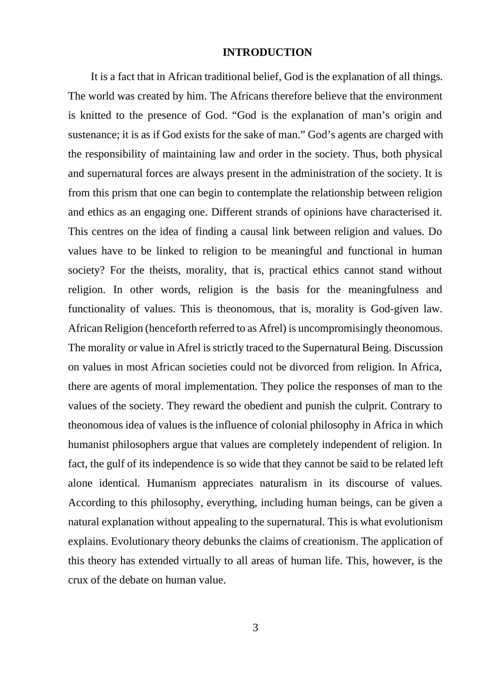 Analyze the influence of colonization of African culture 3