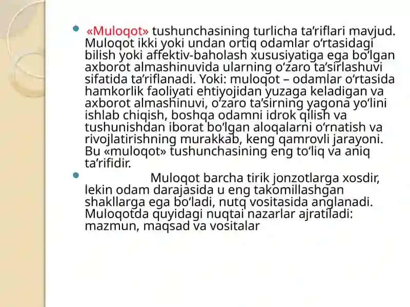 Muloqot texnikasi 3