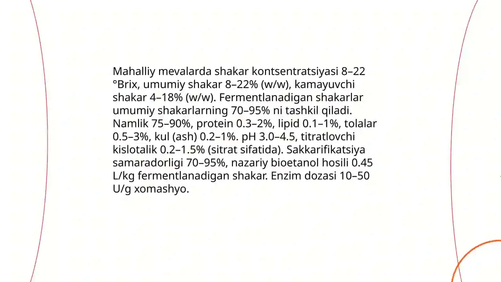 Mahalliy mevalardan bioetanol ishlab chiqarish tajribasi 3