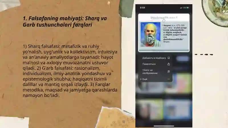 Falsafaning mohiyatiga oid sharq va Garb tasniflashi 3