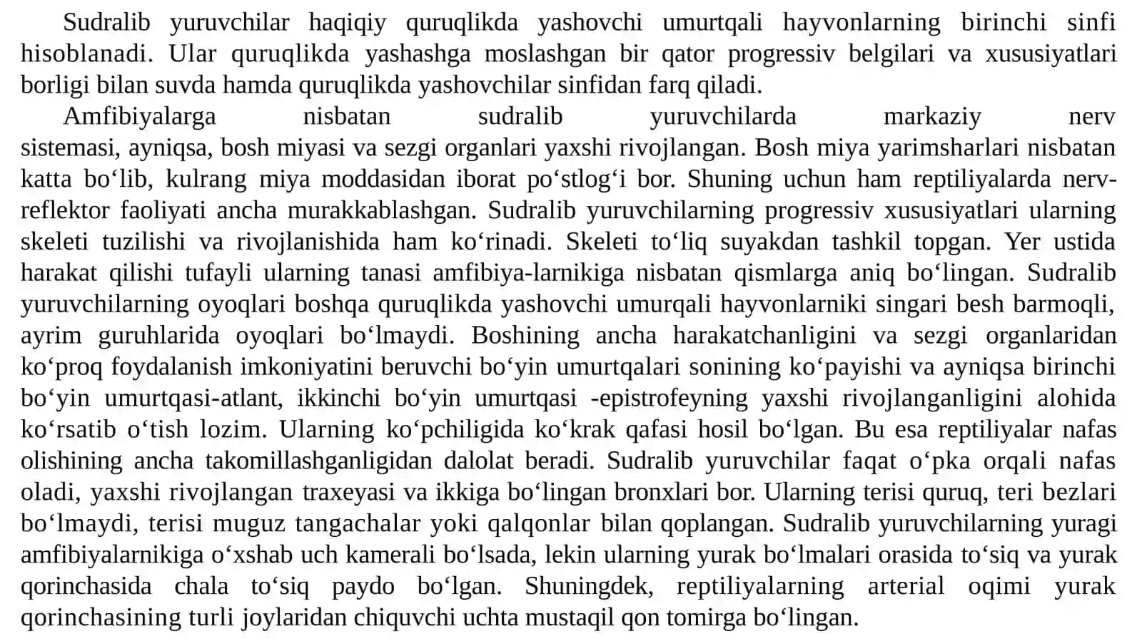 Sudralibyuruvchilar(Reptilia)sinfi 3
