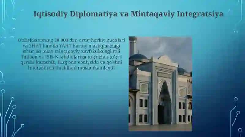 Reja: Iqtisodiy Diplomatiya va Mintaqaviy Integratsiya 3