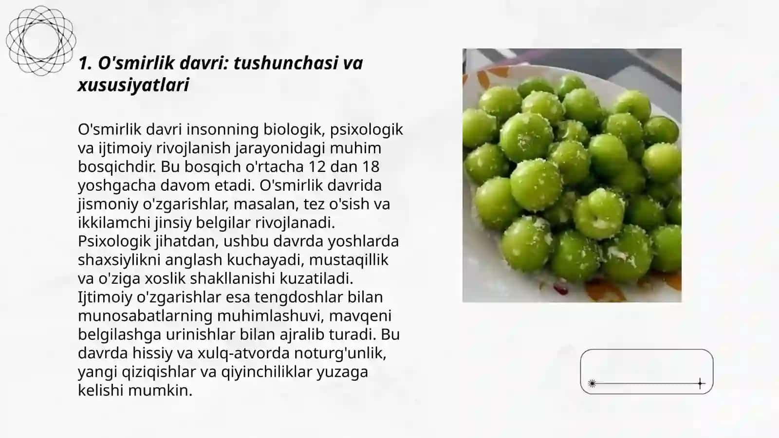 Oʻsmirlik davridagi psixik rivojlanishning umumiy tavsifi 3
