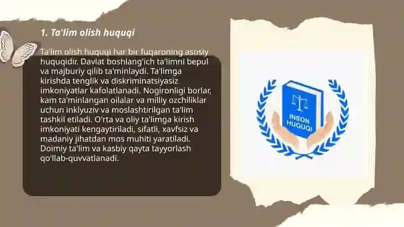 Ta'lim olish huquqi 3
