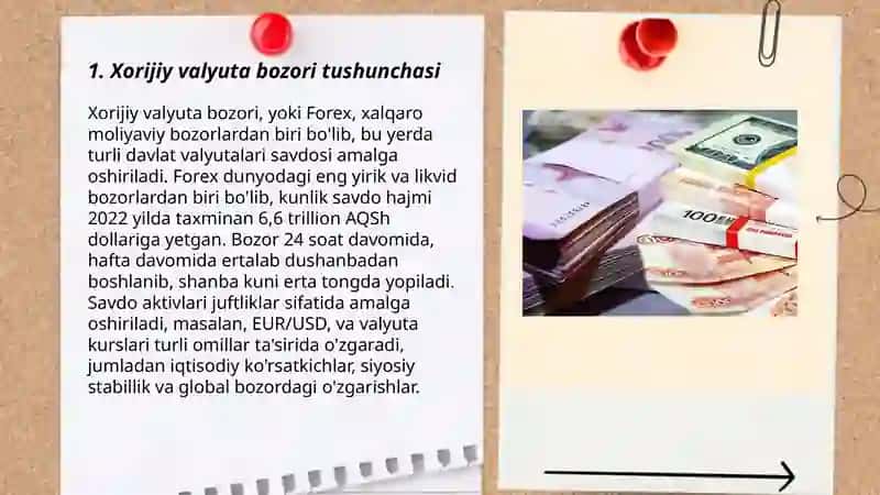 Xorijiy valyuta bozori tashkiliy jixatlari 3