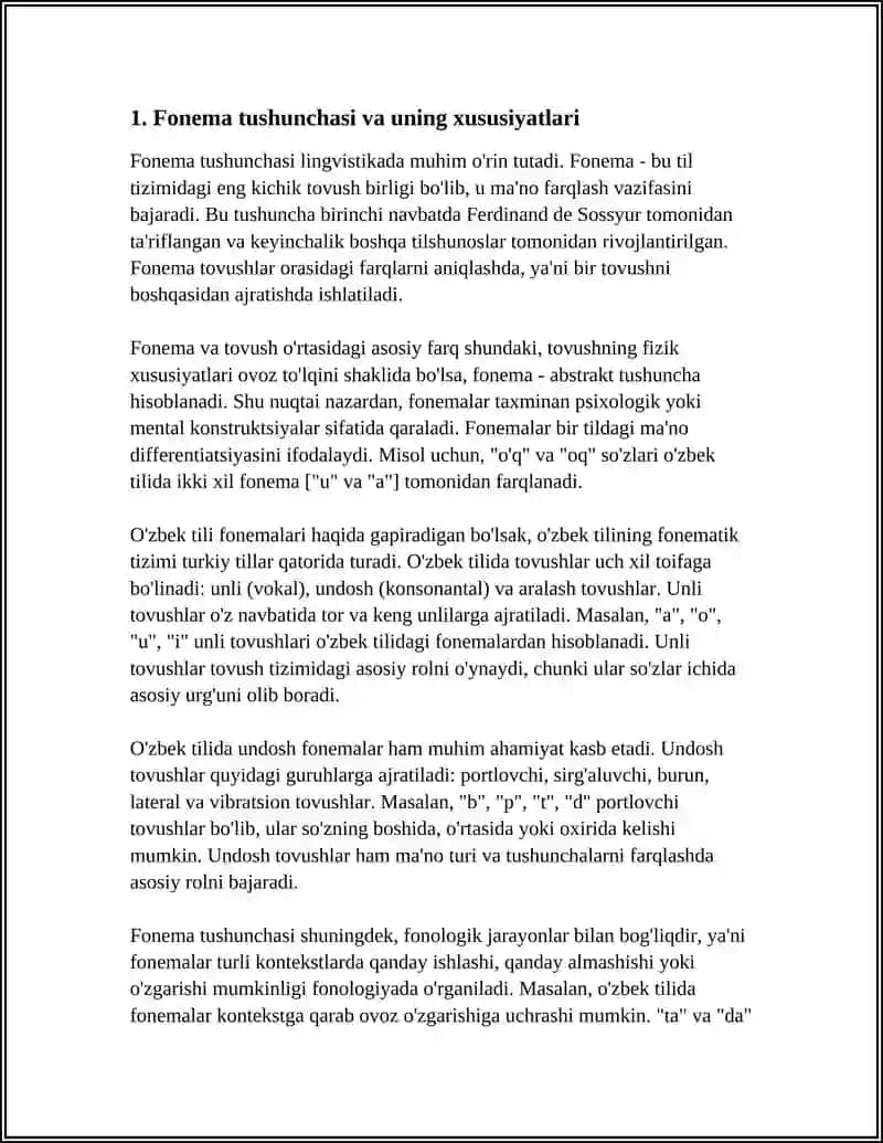 FONEMA VA O'ZBEK TILI FONEMALARI 3