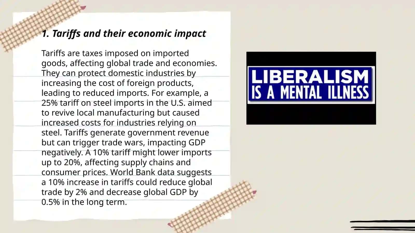 Tariffs and Their Economic Impact 3