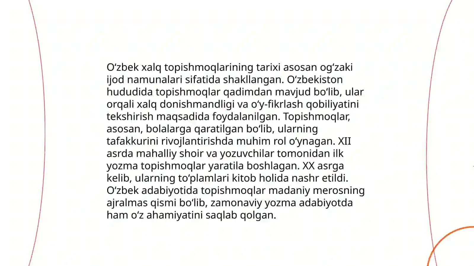O‘zbek xalq topishmoqlarini sharhlash va tahlil qilish 3