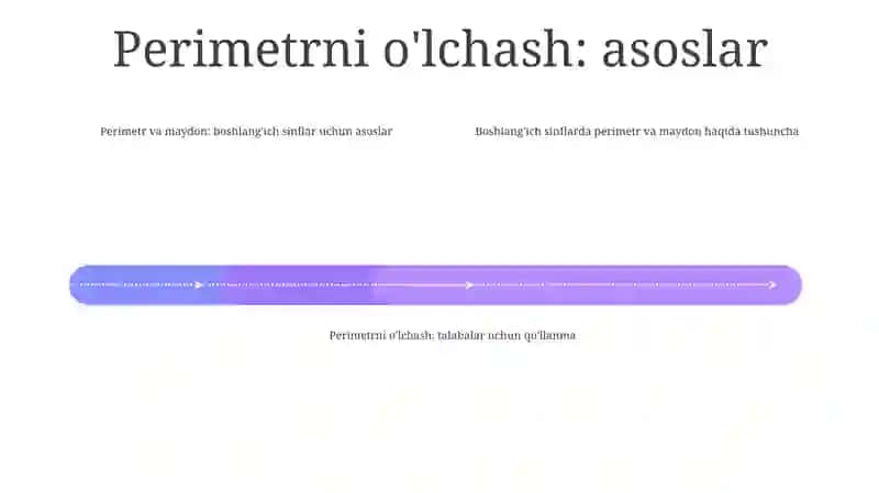 BoshlangʻIch Sinflarda Perimetr Va Yuza Tushunchasi 3