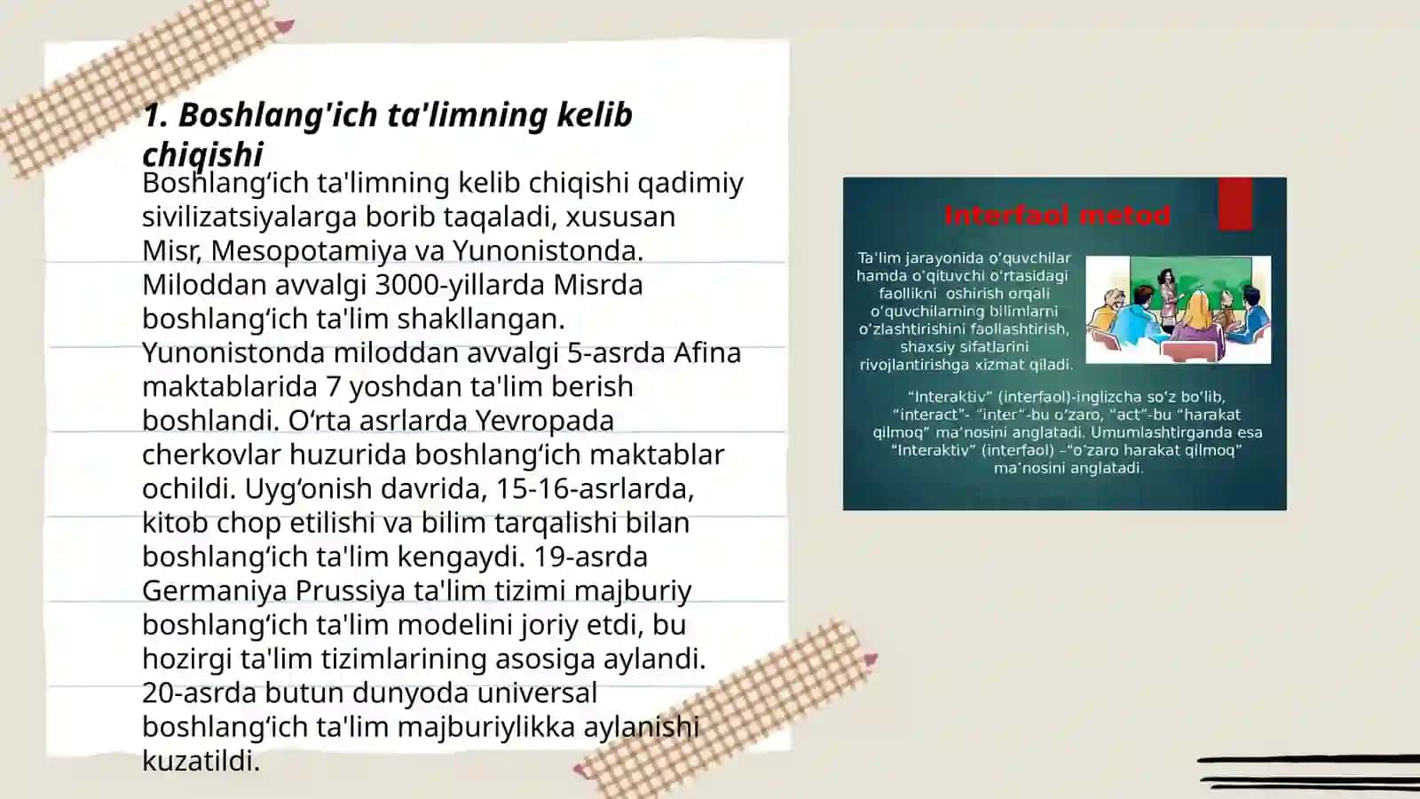 Boshlang'ich ta'lim pedagogikasi fani tarixining asosiy bosqichlari 3
