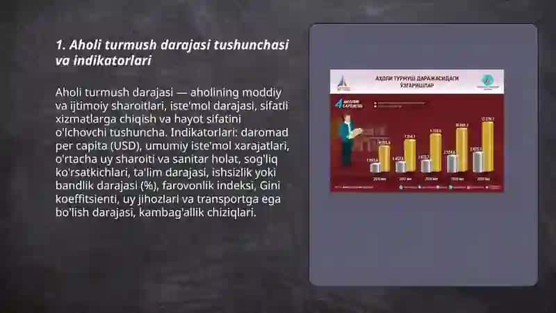 Aholi turmush darajasi va daromadlari 3