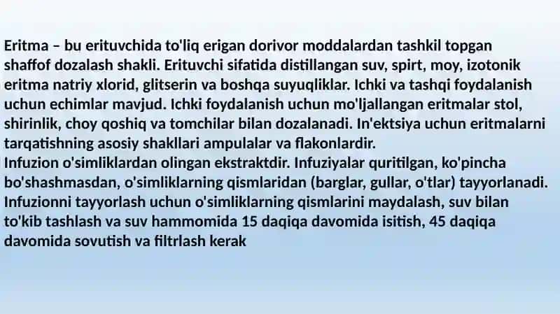 Suyuq dori vositalari va ularga retsept yozish qoidalari 3