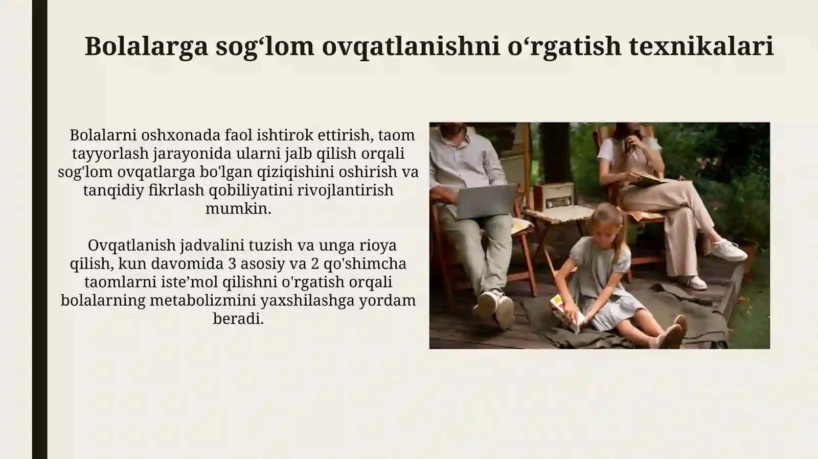 Sog’lom turmush tarzi madaniyatini shakillantirish usullari 3