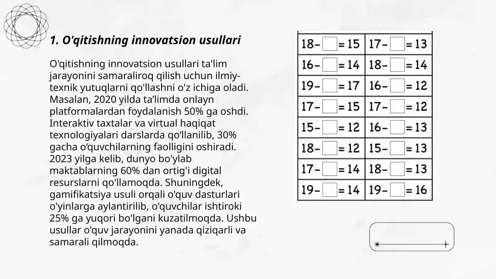 O'qitishning innovatsion usullari 3
