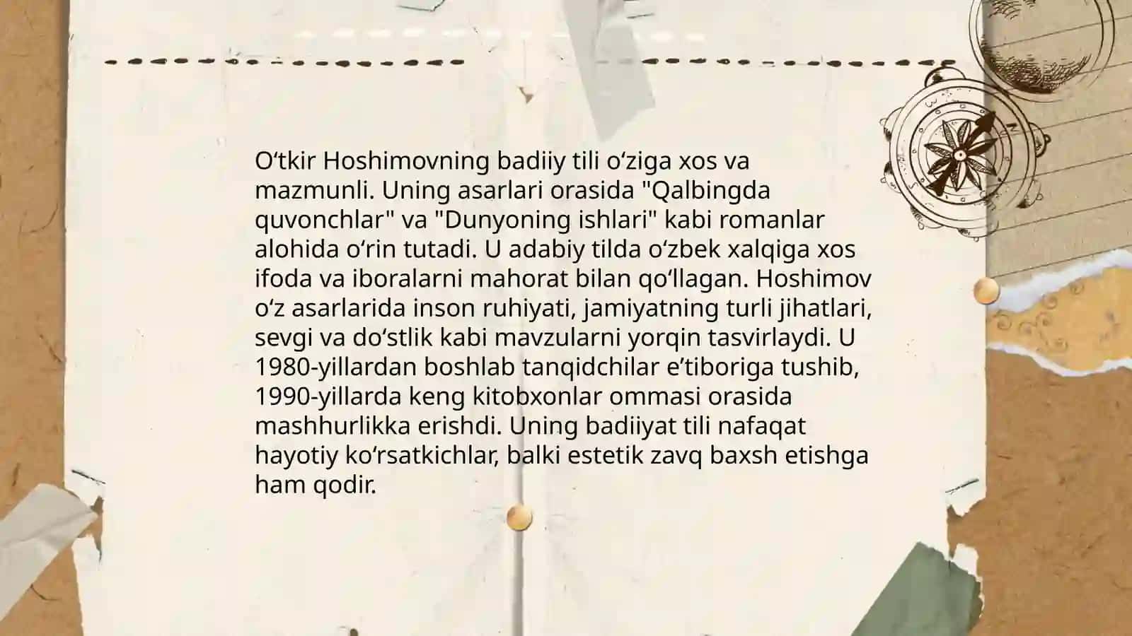 O'tkir Hoshimovning asarlarini filologik tahlil qilish 3