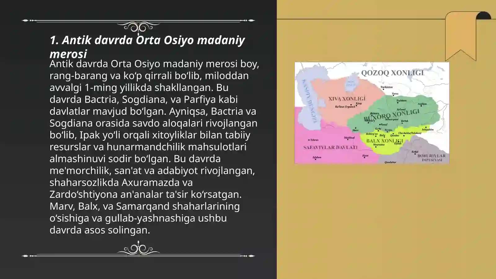 Antik davrda Orta Osiyo madaniy merosi 3