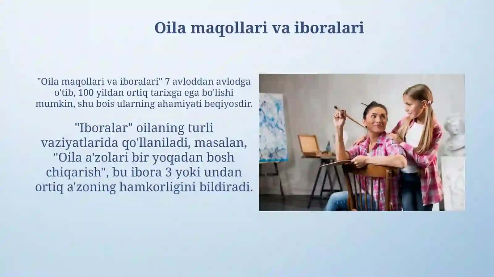 Oilaviy folklori namunalari va badiiyatlari 3