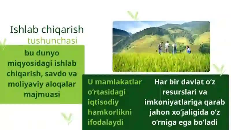 Tovar ishlab chiqarishning vujudga kelishi va rivojlanishi sabablari 3