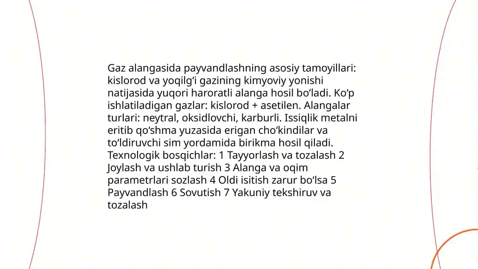 Metallarni gaz alangasida pay payvandlash texnologiyasi 3