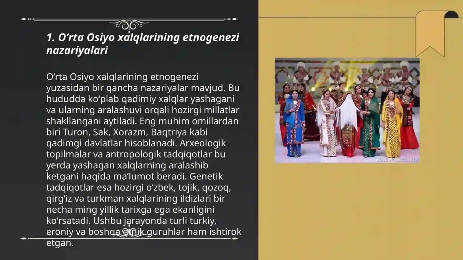 Oʻrta Osiyo xalqlari etnogenezi va etnik tarixning nazariy va ilmiy-metodik oʻgʻil asoslari 3