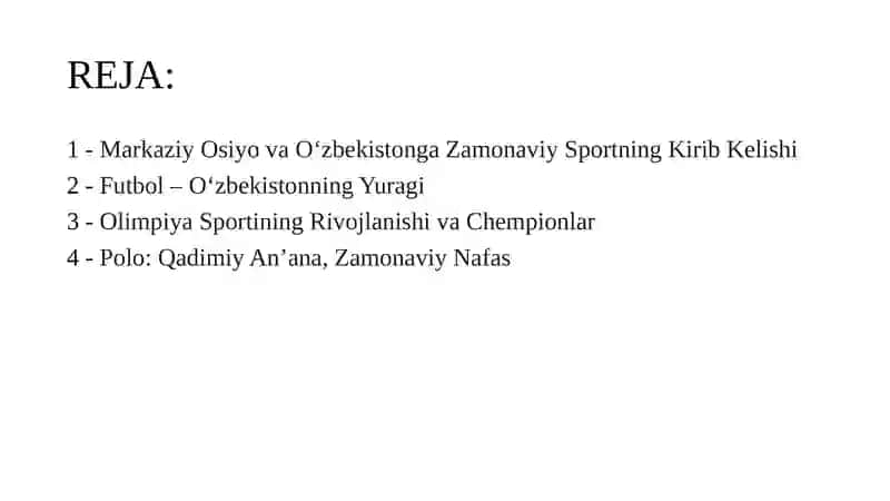 Markaziy Osiyo va Oʻzbekistonga Zamonaviy Sportning Kirib Kelishi 3