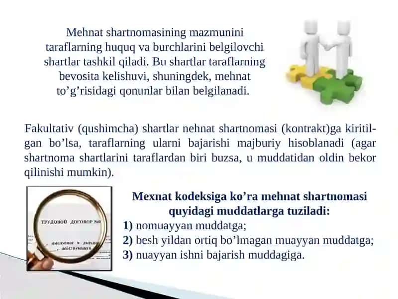 Mehnatshartnomasi 3