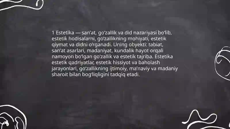 Estetika 3