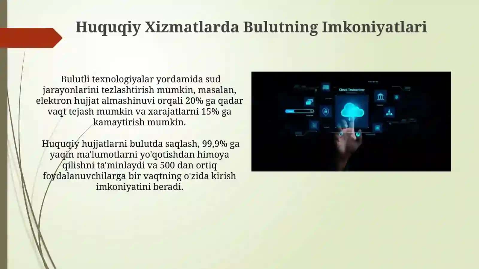 Bulutli texnalogiyalardan yuridikxizmatlardafoydalanish 3