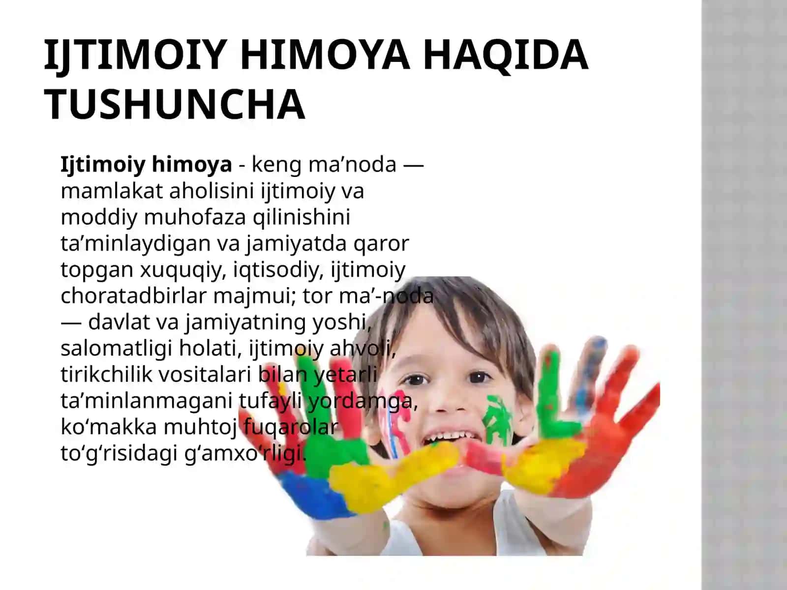 O’zbekistonda bolalik va onalikni ijtimoiy himoyalash tizimi 3
