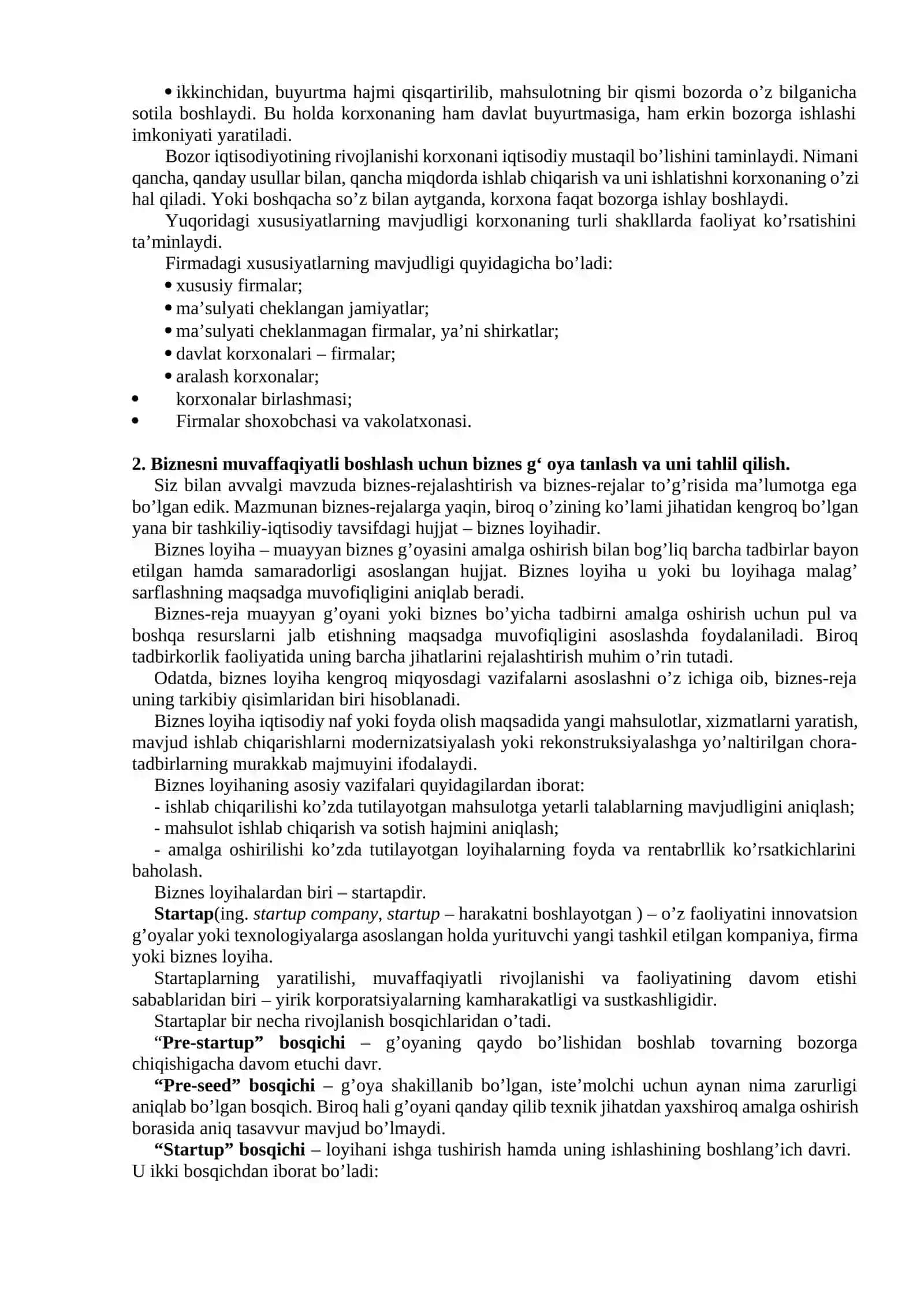 Biznes g‘oya tanlash va uni tahlil qilish. Marketing va uning mohiyati 3