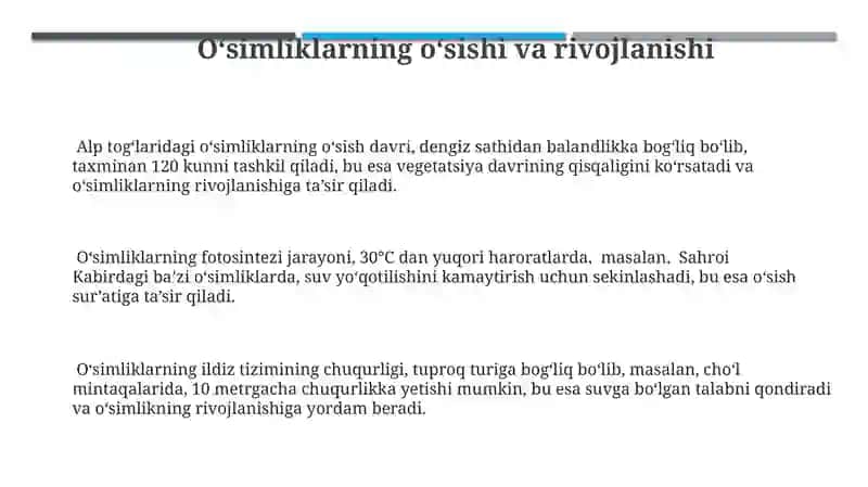 O'simliklar ekologiyasi asoslari 3