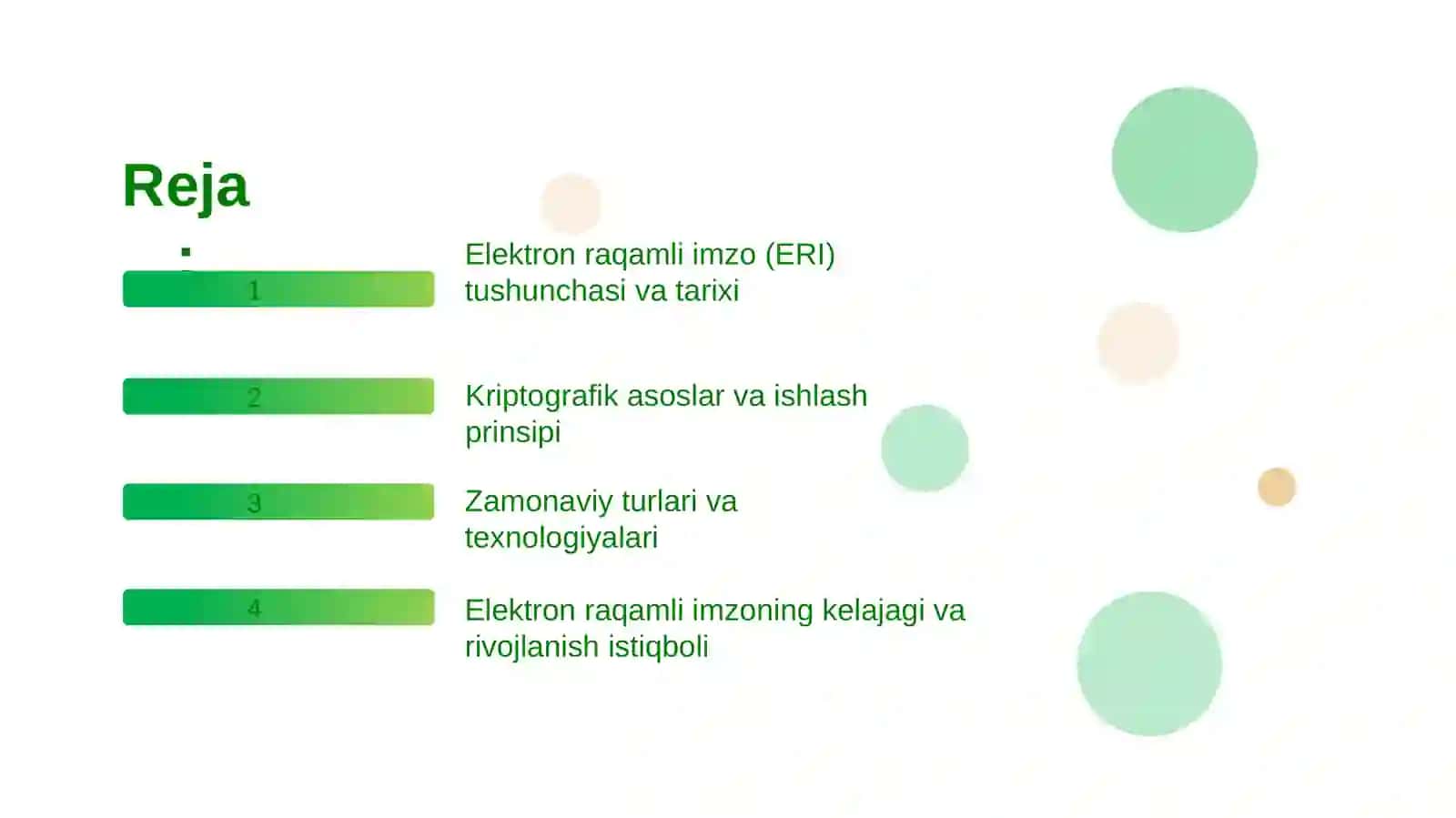 Elektron raqamli imzo va uning zamonaviy turlari 3