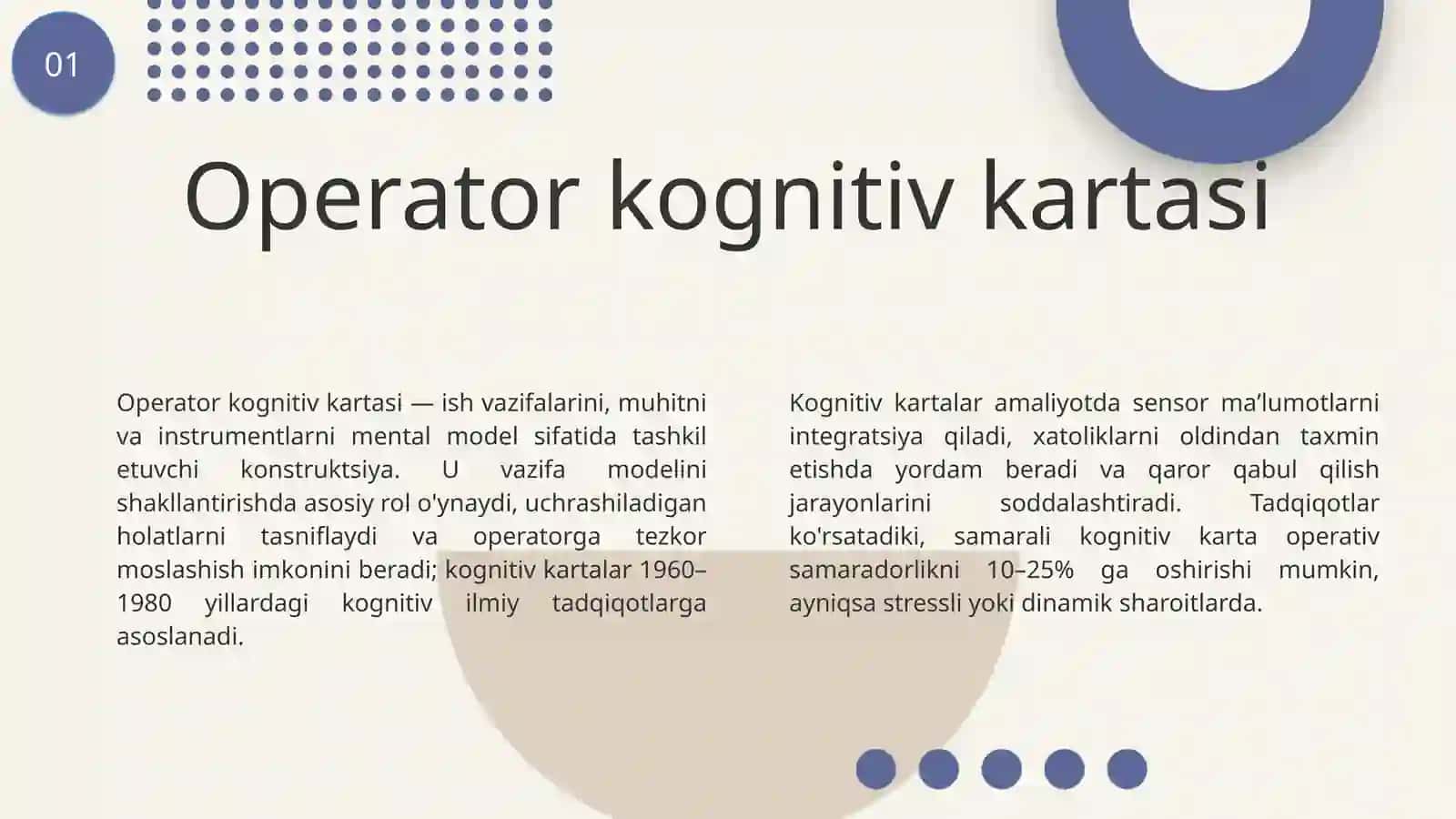 Operatorning faoliyatida bilish jarayonlarining o'rni 3