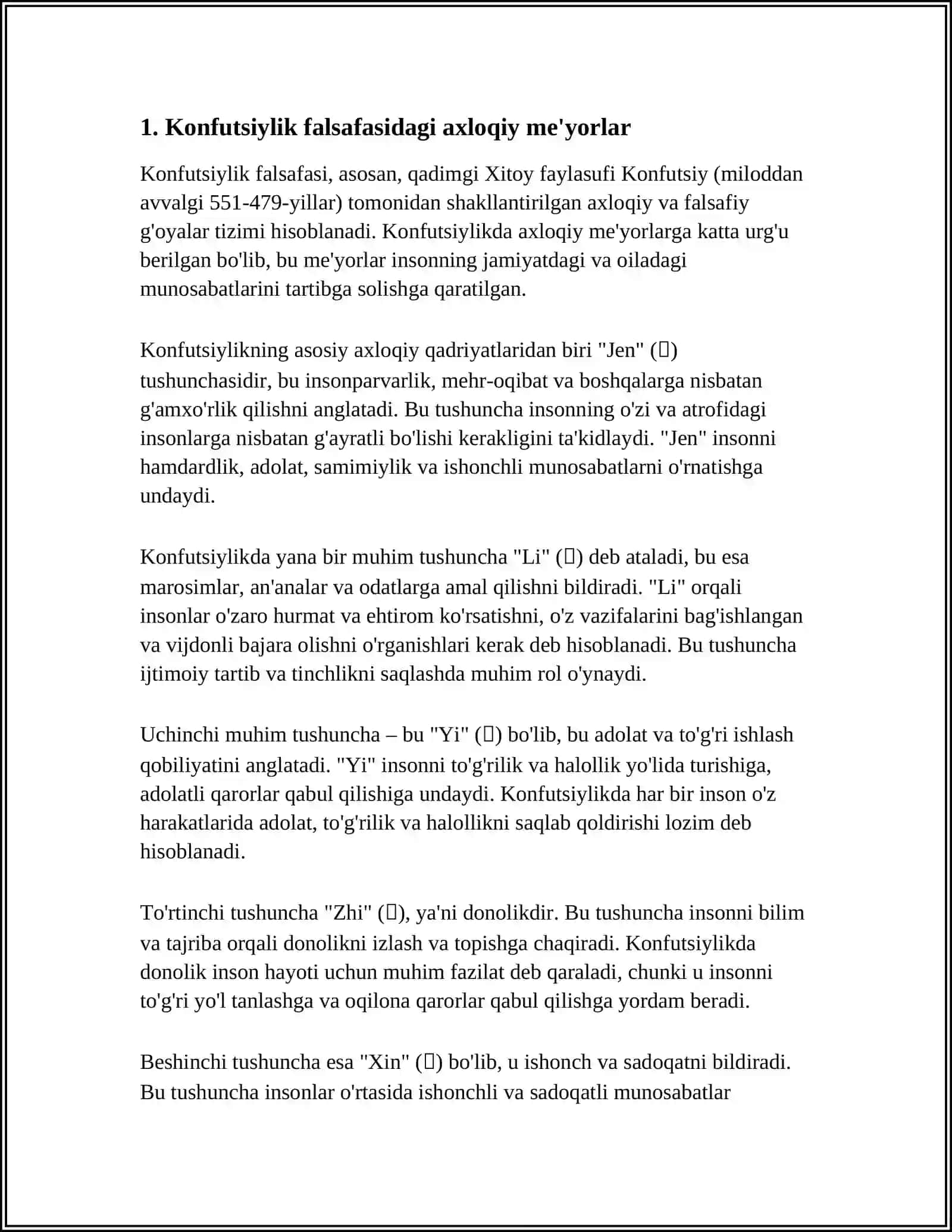 Konfutsiylik Ta'limoti 3