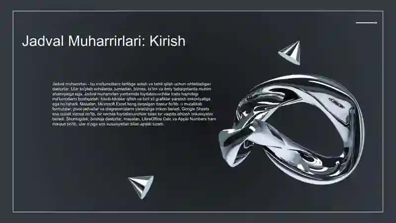 Jadval Muharrirlari 3