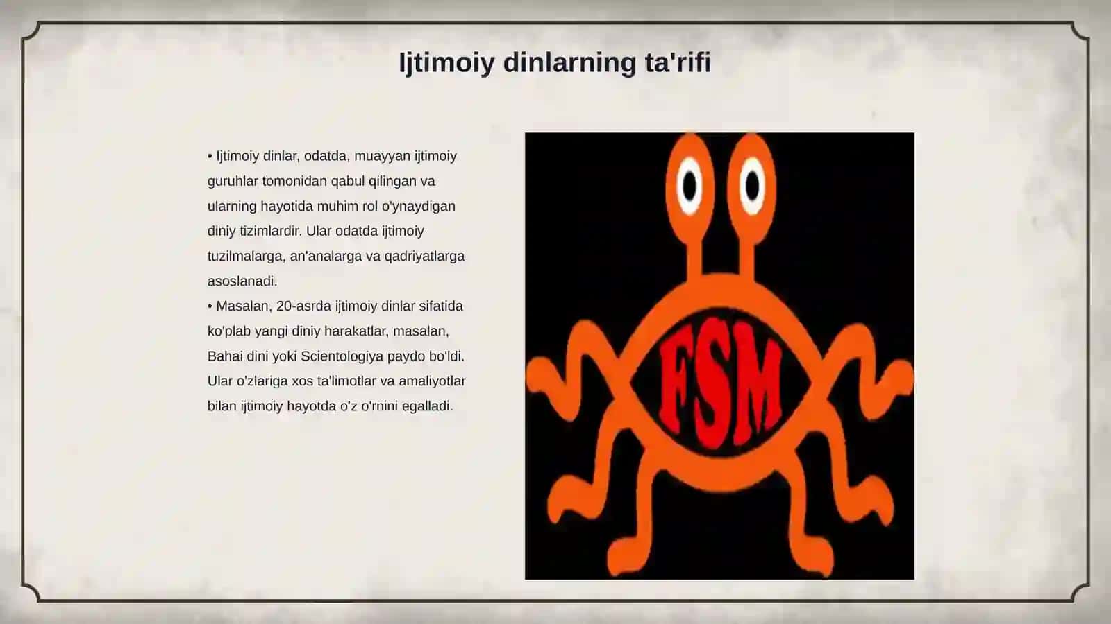Ijtimoiy dinlar va ularning mohiyati 3