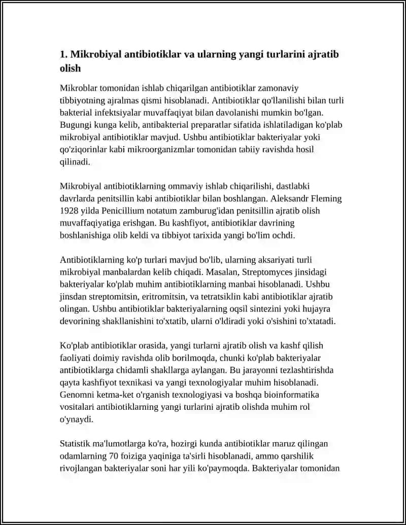 MIKROSKOBLAR YORDAMIDA AJRATIB OLADIGAN BIOFAOL MODDALAR 3