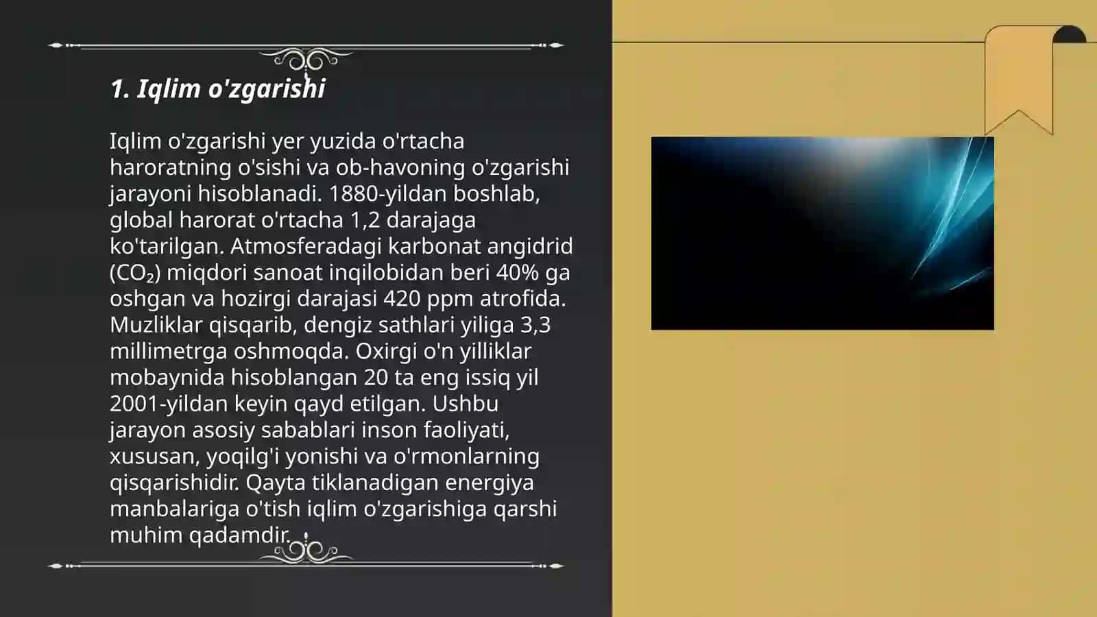 Mamlakatimizda barqaror rivojlanishga salbiy taʼsir koʻrsatayotgan tabiiy va antropogen jarayonlar 3